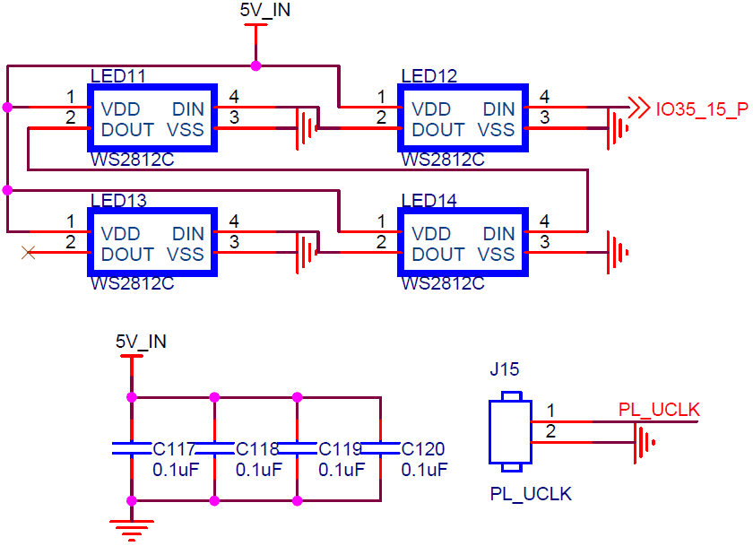 PL WS2812和UCLK